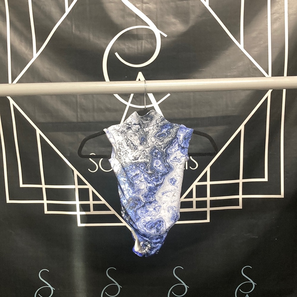 Weissman’s Blue Dance leotard